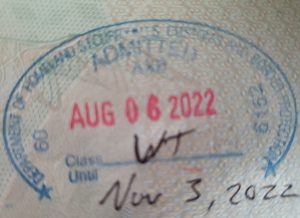 Stempel Reisepass